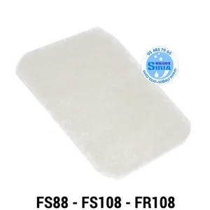 FILTRO de AIRE Desbrozadora Stihl FS88 FS108 FR108