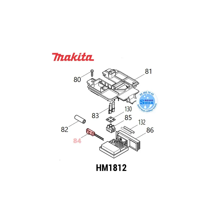 Unidad LED Makita HM1812