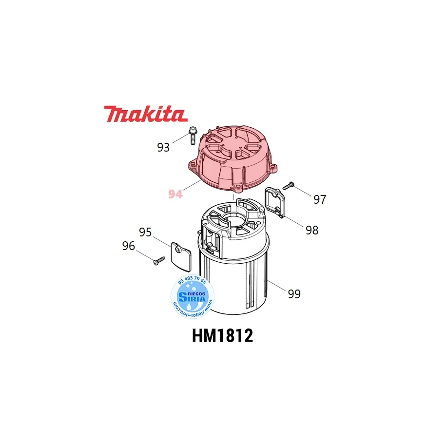 ALOJAMIENTO de RODAMIENTO Makita HM1812