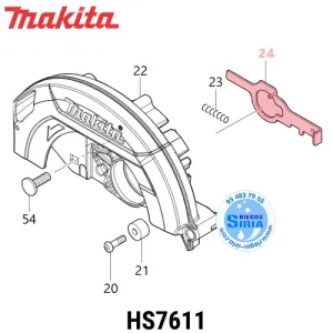 BLOQUEO de DISCO Makita HS7611