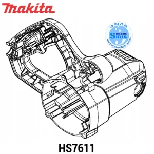 CARCASA de MOTOR Makita HS7611