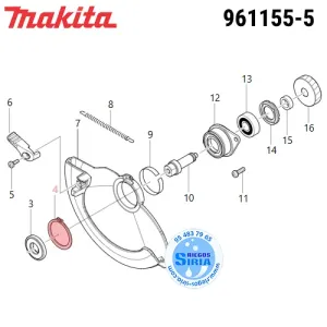 961155-5 GRUPILLA S 38 Original Herramientas Makita