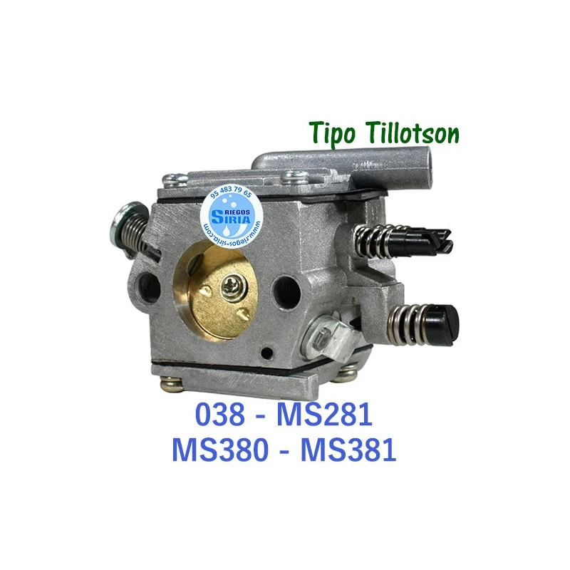 Carburador TILLOTSON Motosierra STIHL 038 MS380 MS381