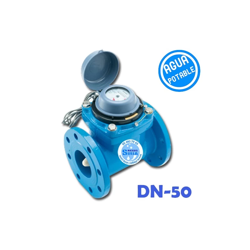 Contador de Agua Woltman Aguas Potables con Emisor DN50