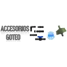 ACCESORIOS para el RIEGO por GOTEO