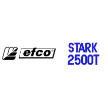 RECAMBIOS Desbrozadora Efco STARK 2500T al Mejor PRECIO