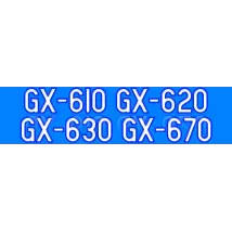 GX610 GX620 GX630 GX670